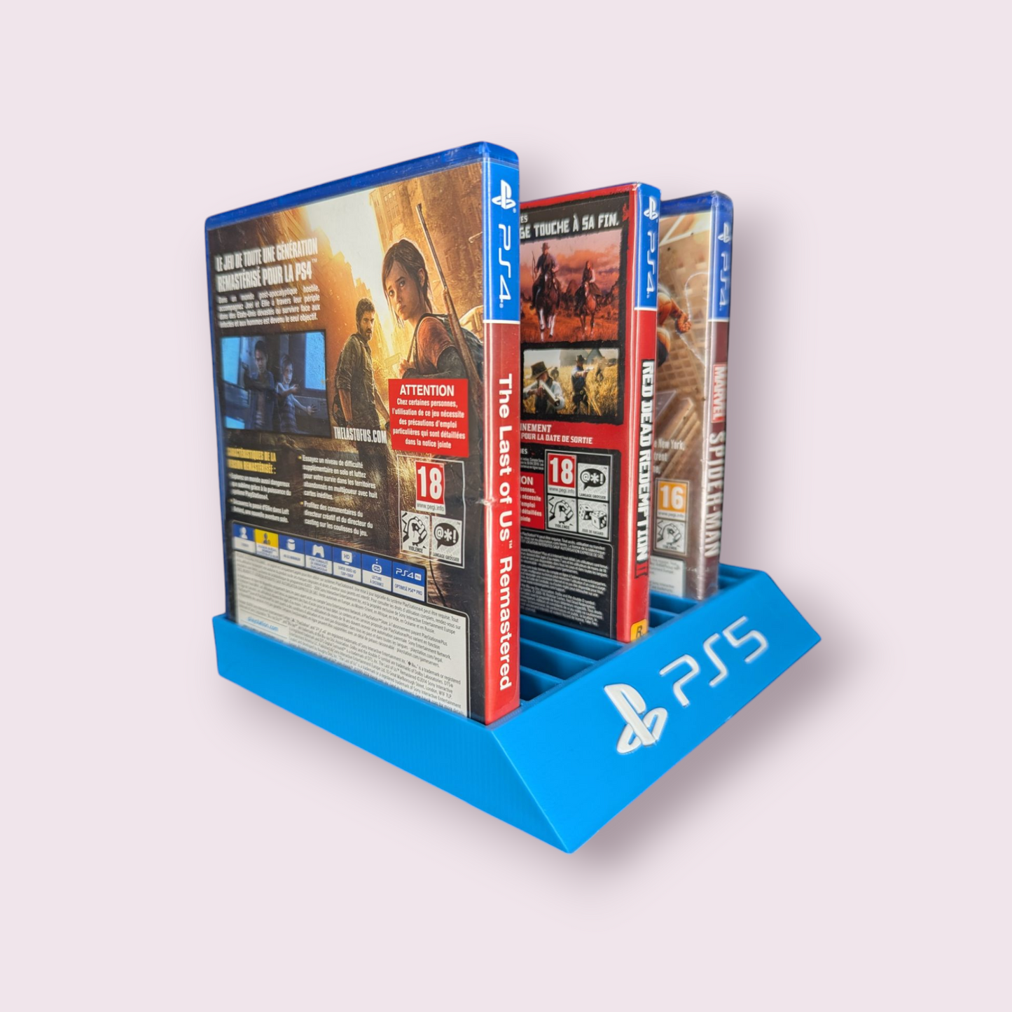 Support pour boite de jeux PS5