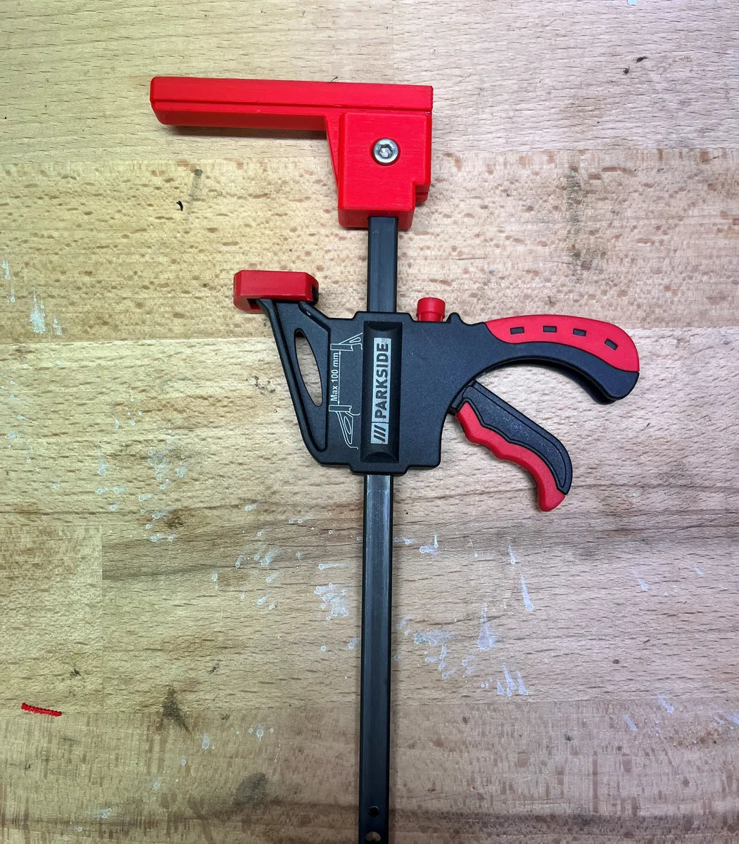 Adaptateur tête de serre-joints rapide pour rail de guidage