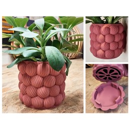 Pot de fleur suspendu Design Bulbe