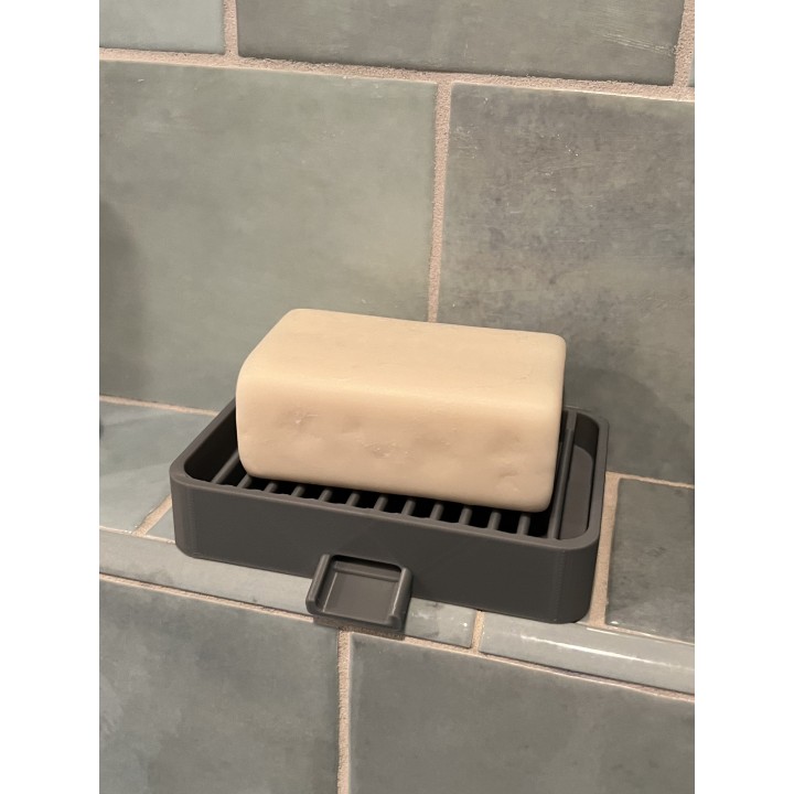 Porte savon/éponges qui se draine tout seul