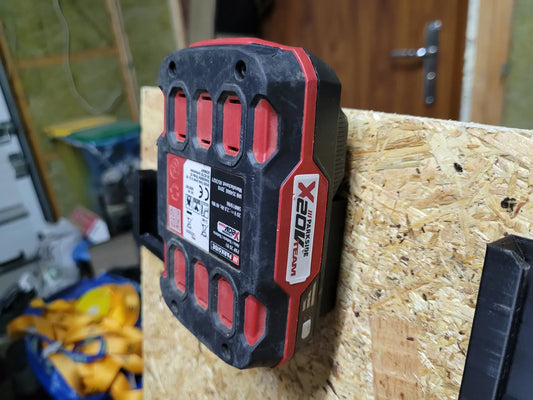 Support mural batterie X20v Parkside