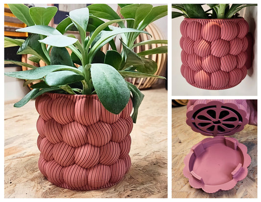 Pot de fleur suspendu Design Bulbe